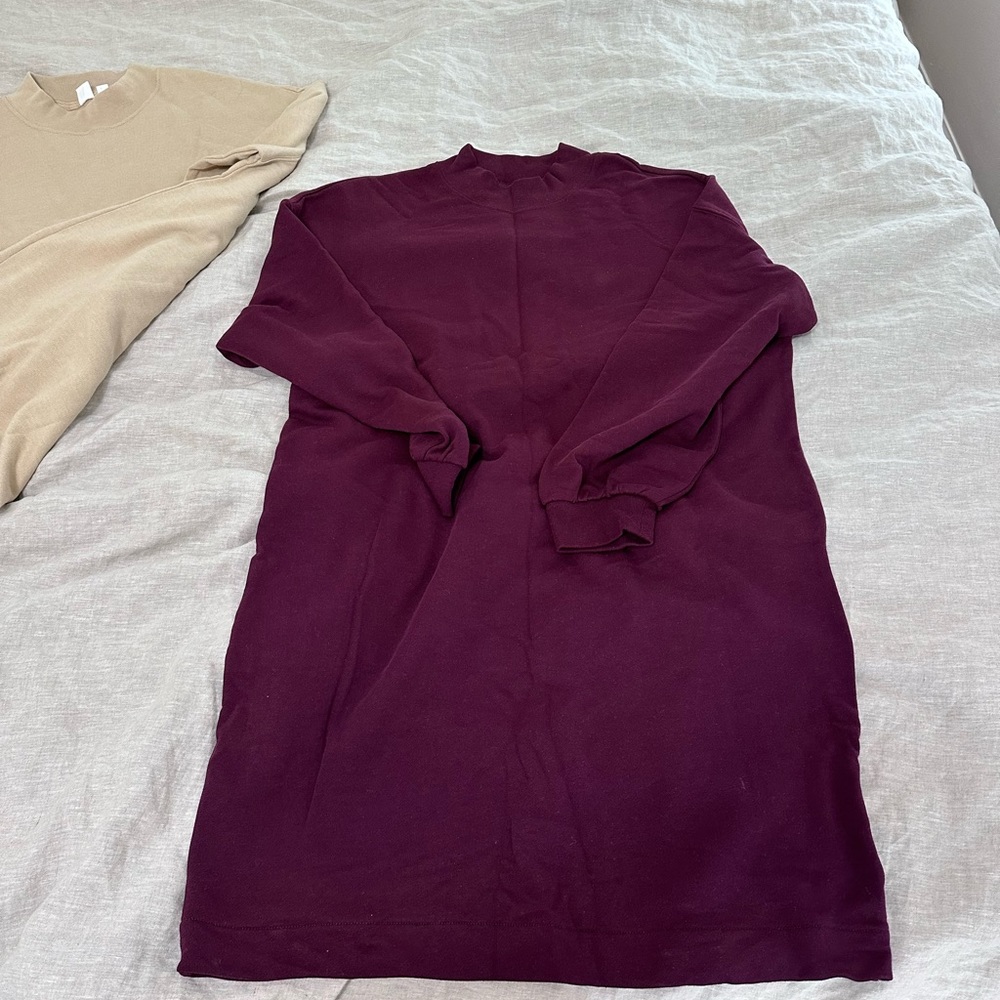 Gap long sweatshirt dress. Like new worn couple times.